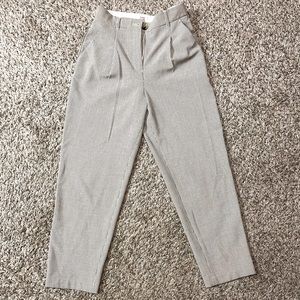 Aritzia Little Moon Bellis Pant Ankle Pleated Trousers High Waist